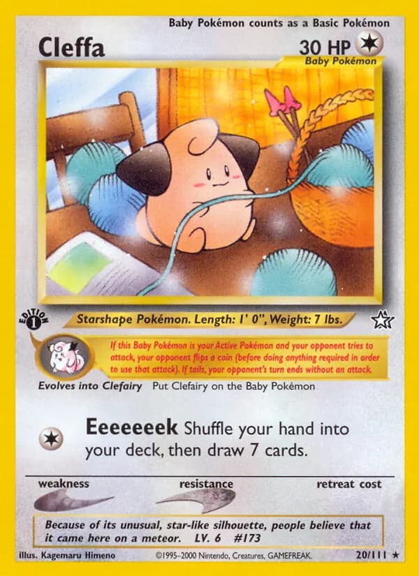 Cleffa — Neo Genesis, Rare