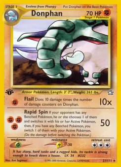 Donphan — Neo Genesis — Rare