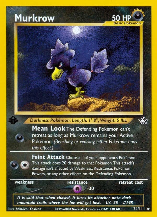 Murkrow — Neo Genesis, Rare