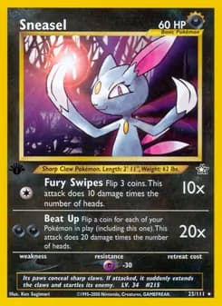 Sneasel — Neo Genesis — Rare
