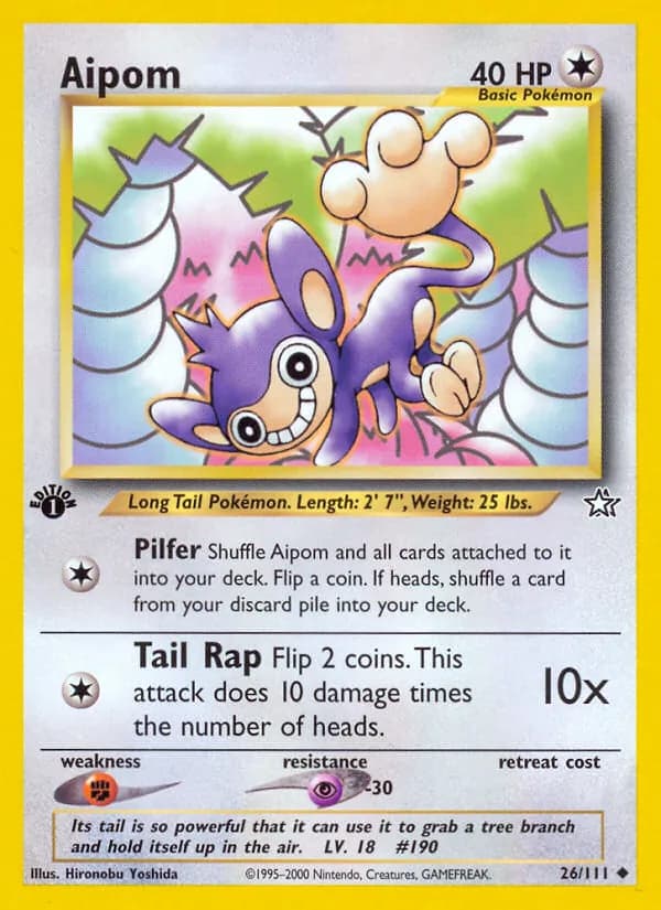 Aipom — Neo Genesis, Uncommon