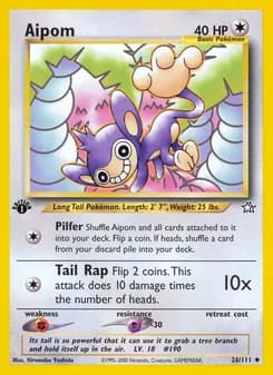 Aipom — Neo Genesis — Uncommon