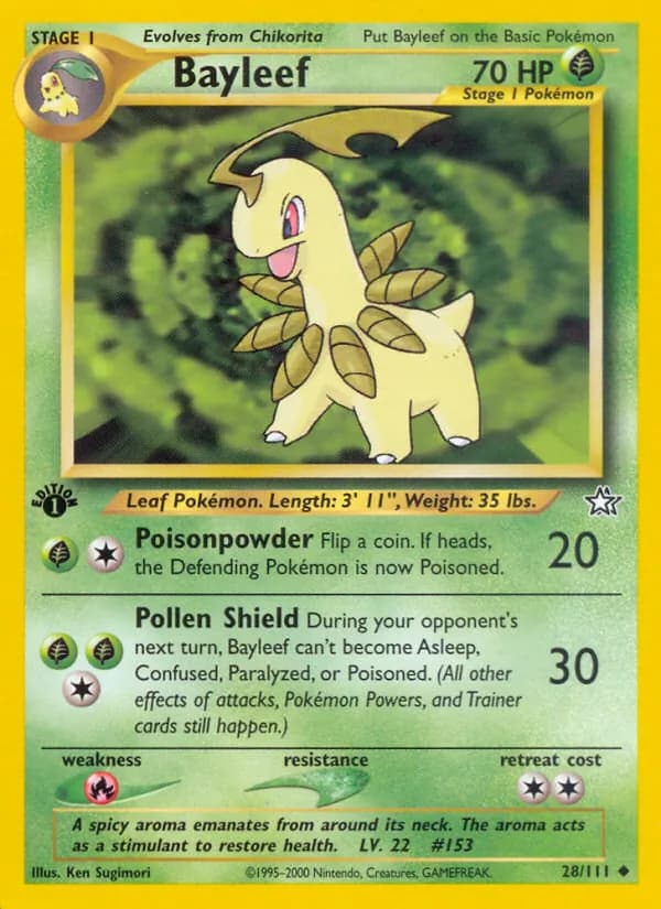 Bayleef — Neo Genesis, Uncommon