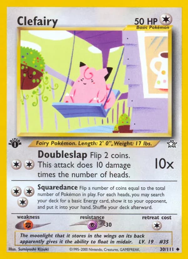 Clefairy — Neo Genesis, Uncommon