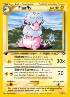 Flaaffy — Neo Genesis — Uncommon