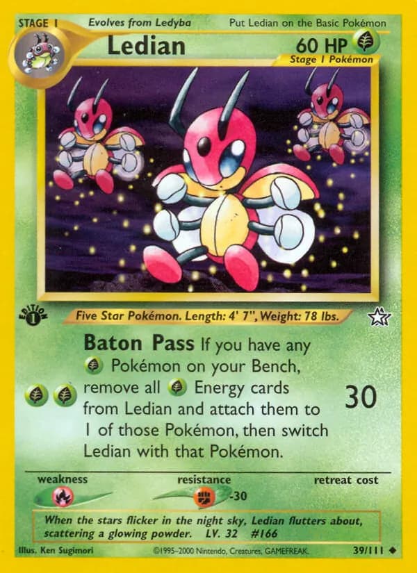 Ledian — Neo Genesis, Uncommon