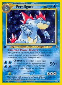 Feraligatr — Neo Genesis — Rare