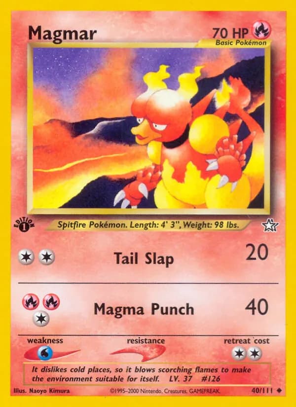 Magmar — Neo Genesis, Uncommon