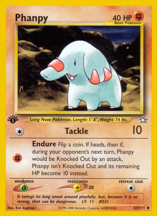 Phanpy — Neo Genesis, Uncommon