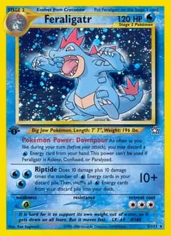Feraligatr — Neo Genesis — Rare