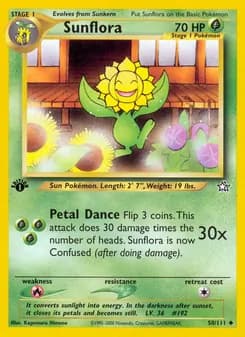 Sunflora — Neo Genesis — Uncommon