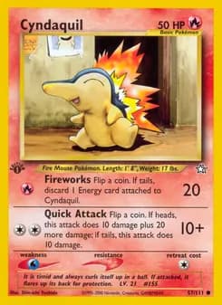 Cyndaquil — Neo Genesis — Common
