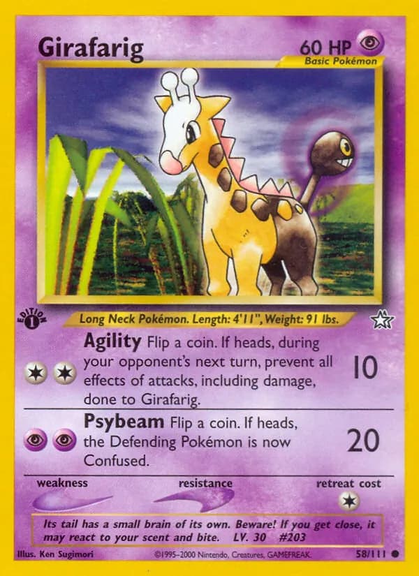 Girafarig — Neo Genesis, Common