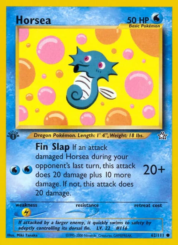 Horsea — Neo Genesis, Common