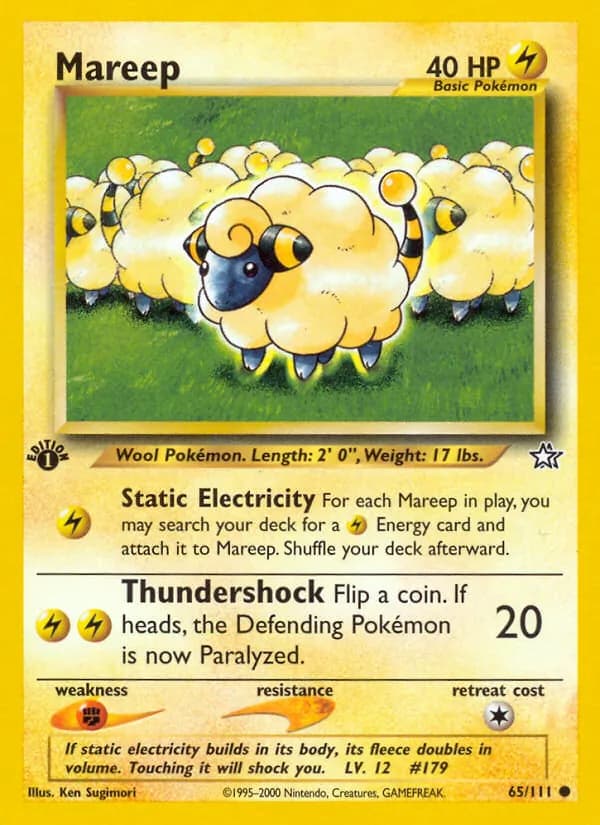 Mareep — Neo Genesis, Common