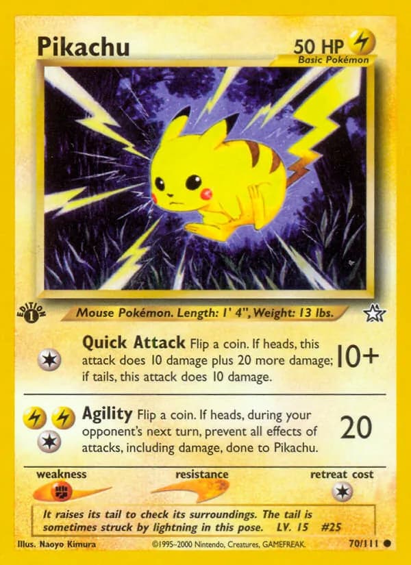 Pikachu — Neo Genesis, Common