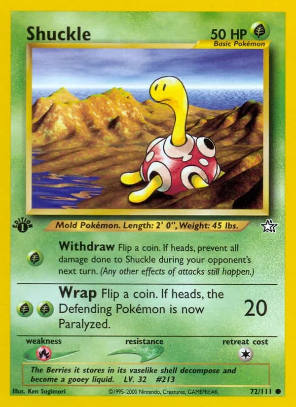 Shuckle — Neo Genesis, Common