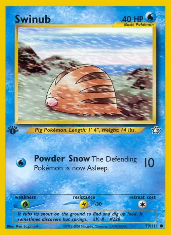 Swinub — Neo Genesis, Common