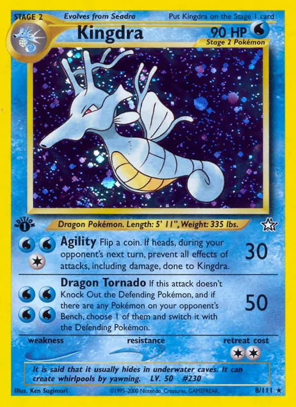 Kingdra — Neo Genesis, Rare