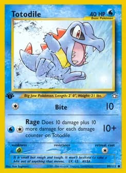 Totodile — Neo Genesis — Common