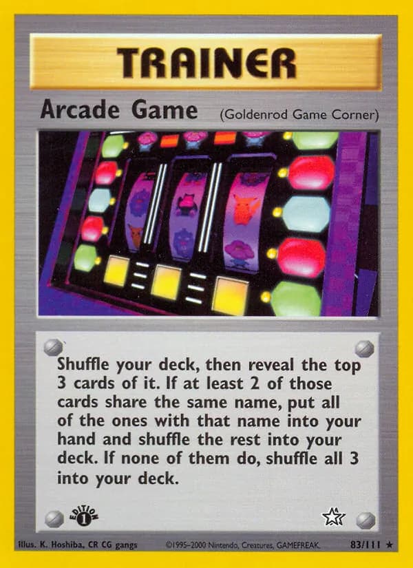 Arcade Game — Neo Genesis, Rare