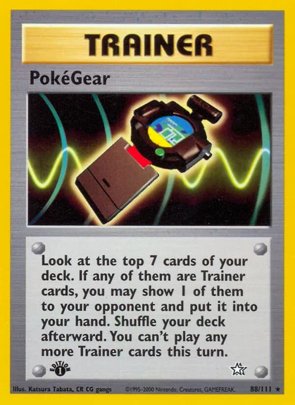 PokéGear — Neo Genesis, Rare