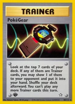 PokéGear — Neo Genesis — Rare