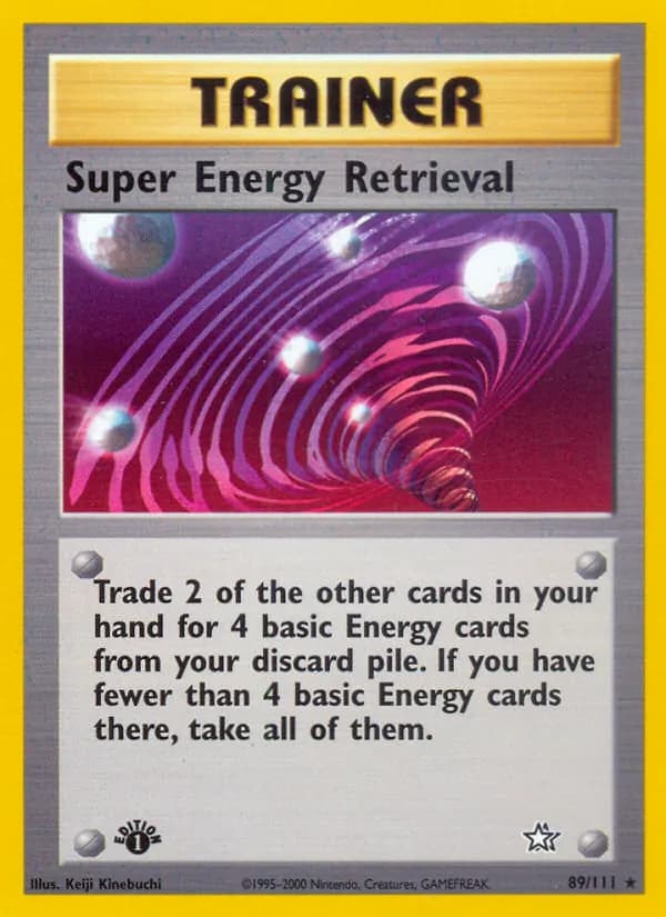 Super Energy Retrieval — Neo Genesis, Rare