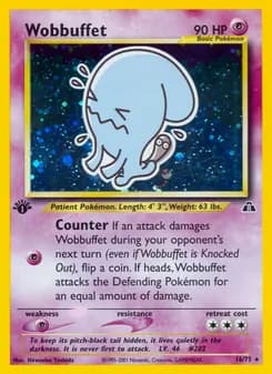 Wobbuffet — Neo Discovery — Rare