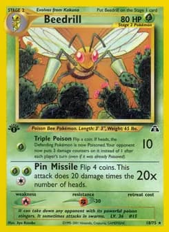 Beedrill — Neo Discovery — Rare