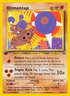 Hitmontop — Neo Discovery — Rare
