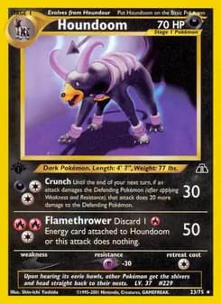 Houndoom — Neo Discovery — Rare