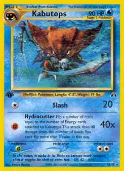 Kabutops — Neo Discovery — Rare