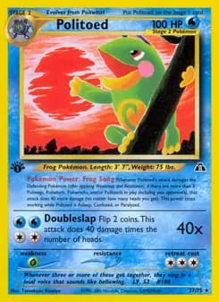 Politoed — Neo Discovery — Rare