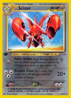 Scizor — Neo Discovery — Rare