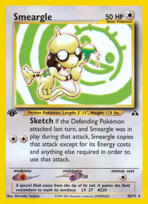 Smeargle — Neo Discovery, Rare