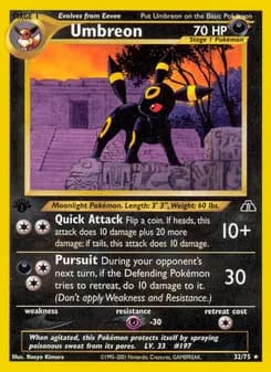 Umbreon — Neo Discovery — Rare