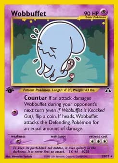 Wobbuffet — Neo Discovery — Rare