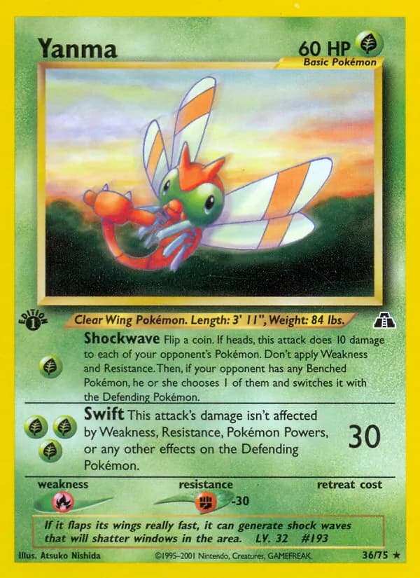 Yanma — Neo Discovery, Rare