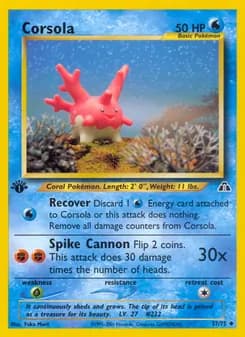 Corsola — Neo Discovery — Uncommon