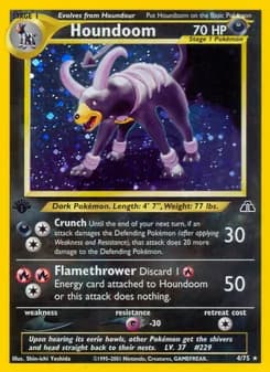 Houndoom — Neo Discovery — Rare
