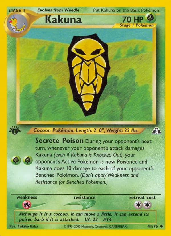 Kakuna — Neo Discovery, Uncommon