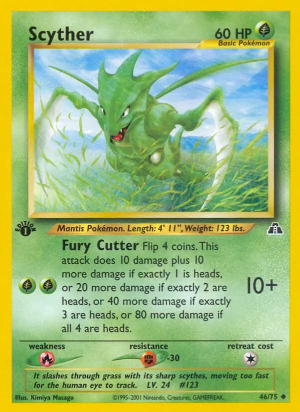 Scyther — Neo Discovery, Uncommon