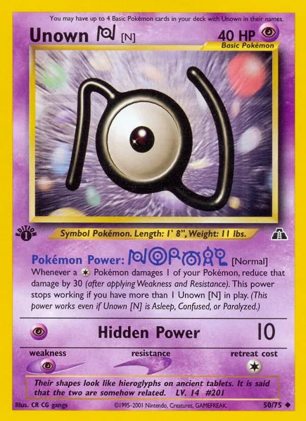 Unown [N] — Neo Discovery, Uncommon