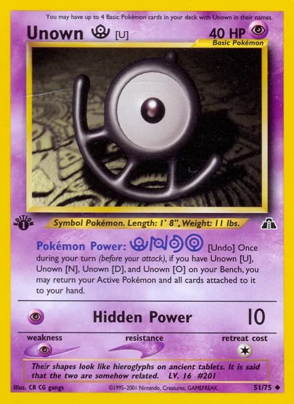 Unown [U] — Neo Discovery, Uncommon