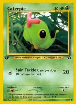Caterpie — Neo Discovery — Common