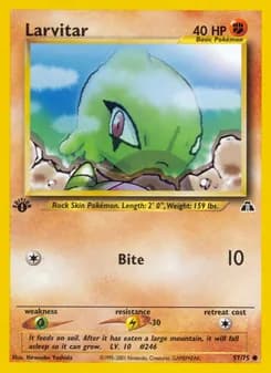 Larvitar — Neo Discovery — Common