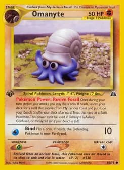 Omanyte — Neo Discovery — Common