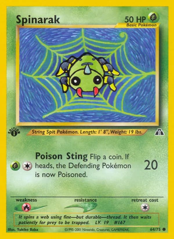 Spinarak — Neo Discovery, Common
