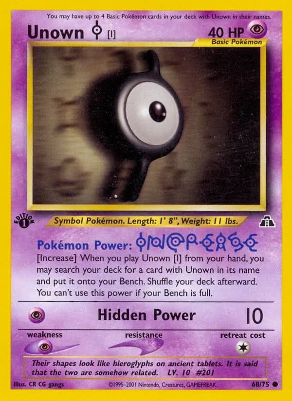 Unown [I] — Neo Discovery, Common